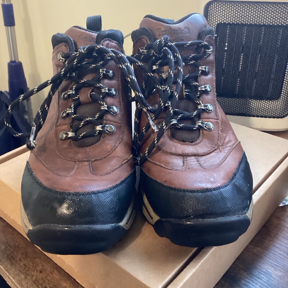 Timberland Kids Brown and Black Boots
